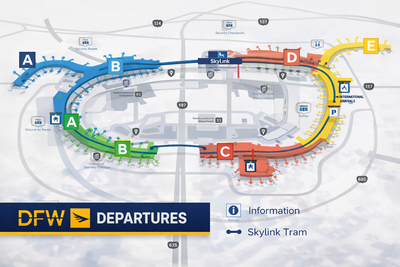 DFW Airport Map: A Complete Guide to Dallas/Fort Worth Airport Layout