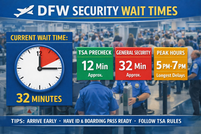 DFW Security Wait Times: Early Morning Rush, TSA Lines & Traveler Guide