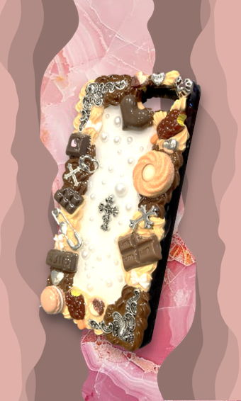 biscuits, chocolate and macarons