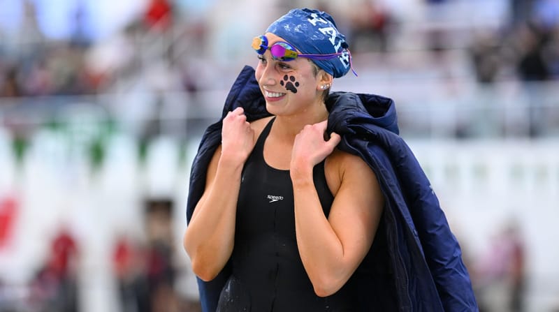 Former CM Swimmer Caroline Riggs Competes at NCAA Div 1 Championships