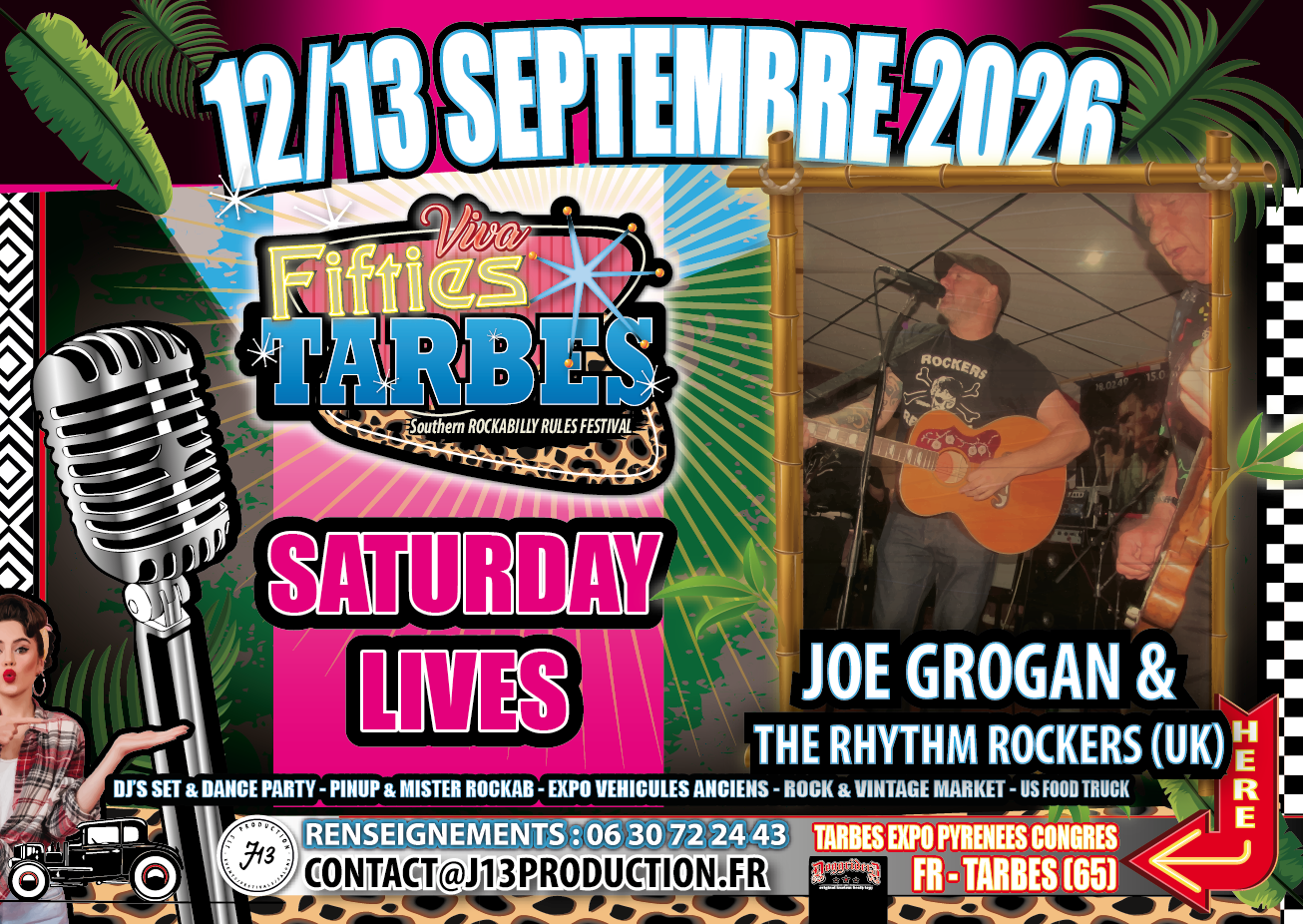 JOE GROGAN & THE RHYTHM ROCKERS from U.K.