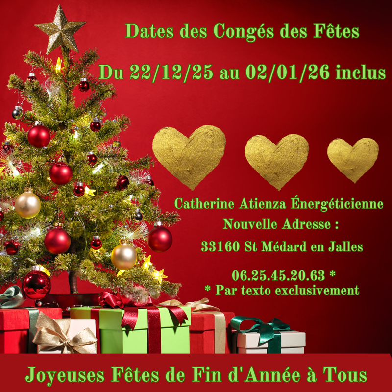 Fermeture du Cabinet pour Congés de Fin d'Année