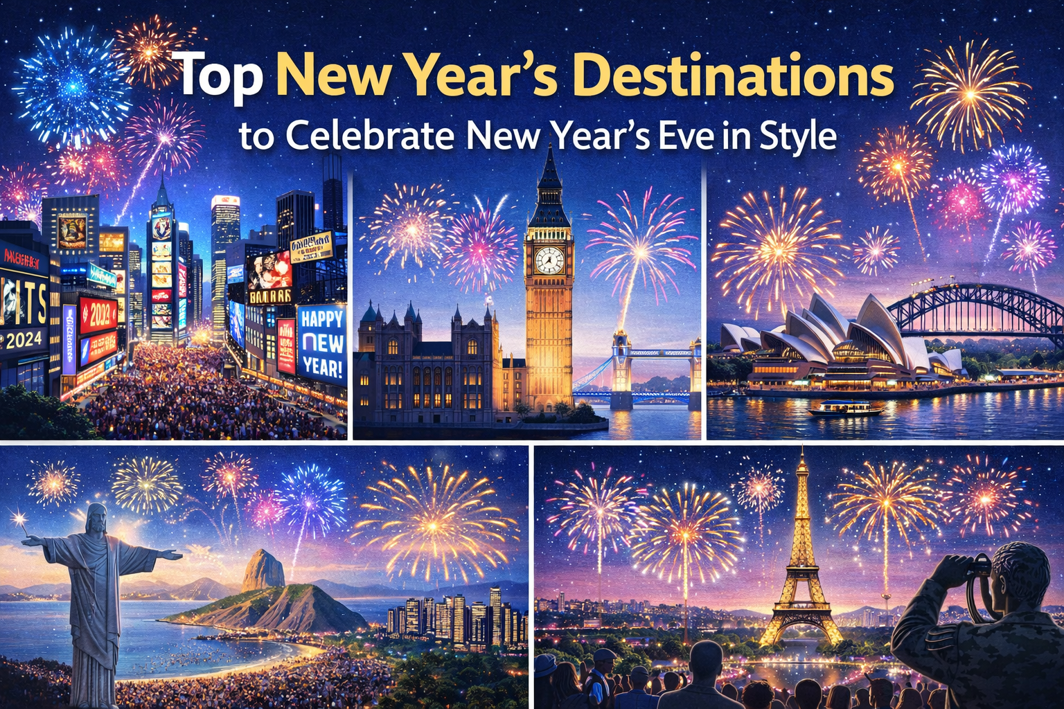 Top New Year’s Destinations to Celebrate New Year’s Eve in Style