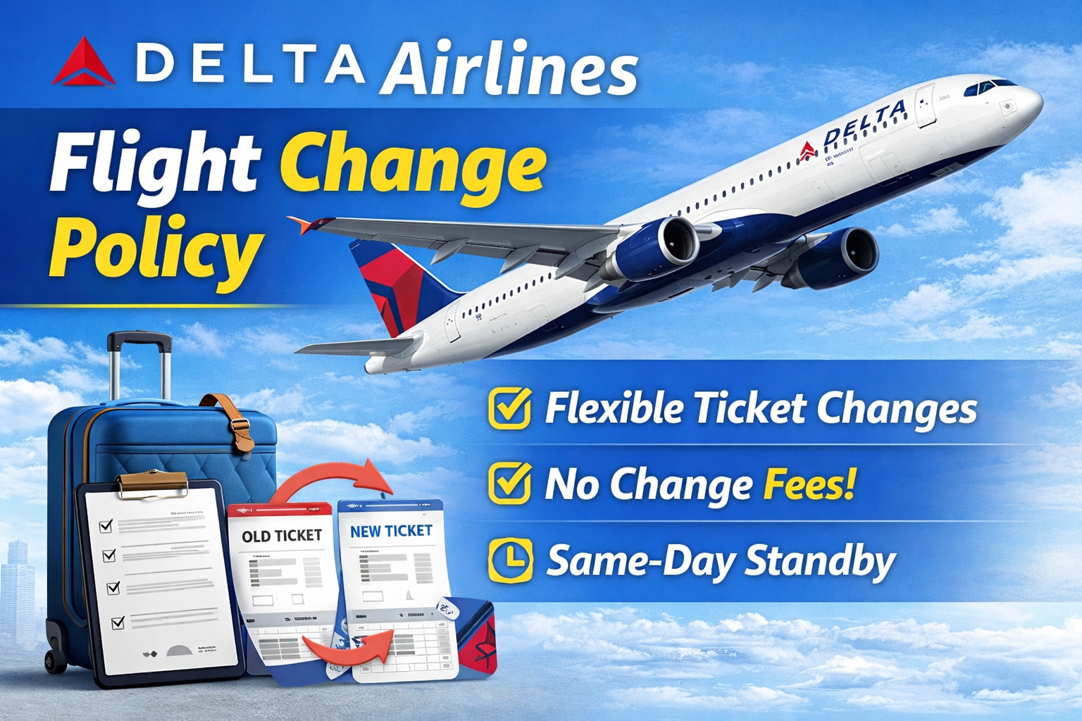 Delta Airlines Flight Change Policy: How to Modify or Reschedule Your Ticket