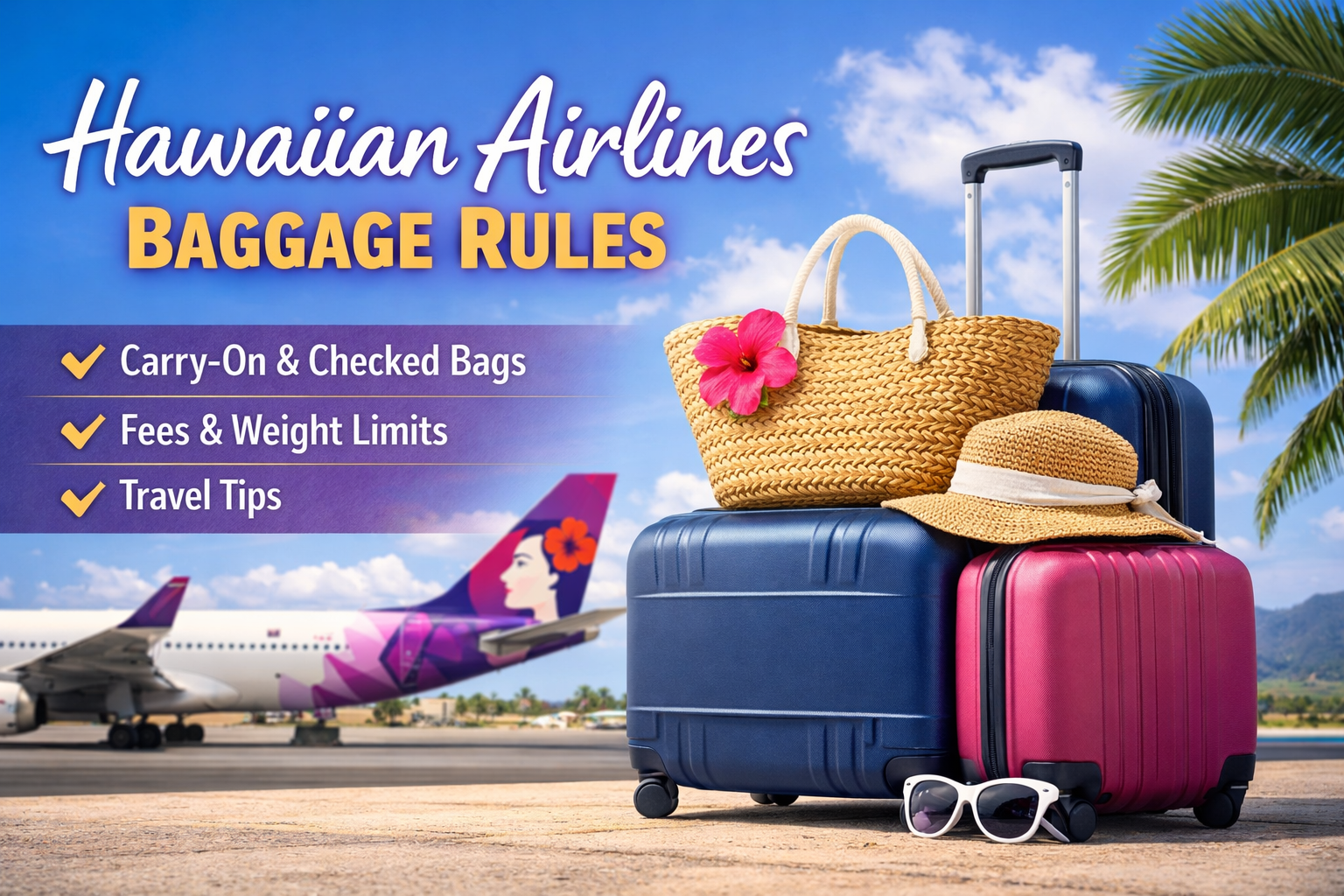 Hawaiian Airlines Baggage Rules: Fees, Allowance & Weight Limits