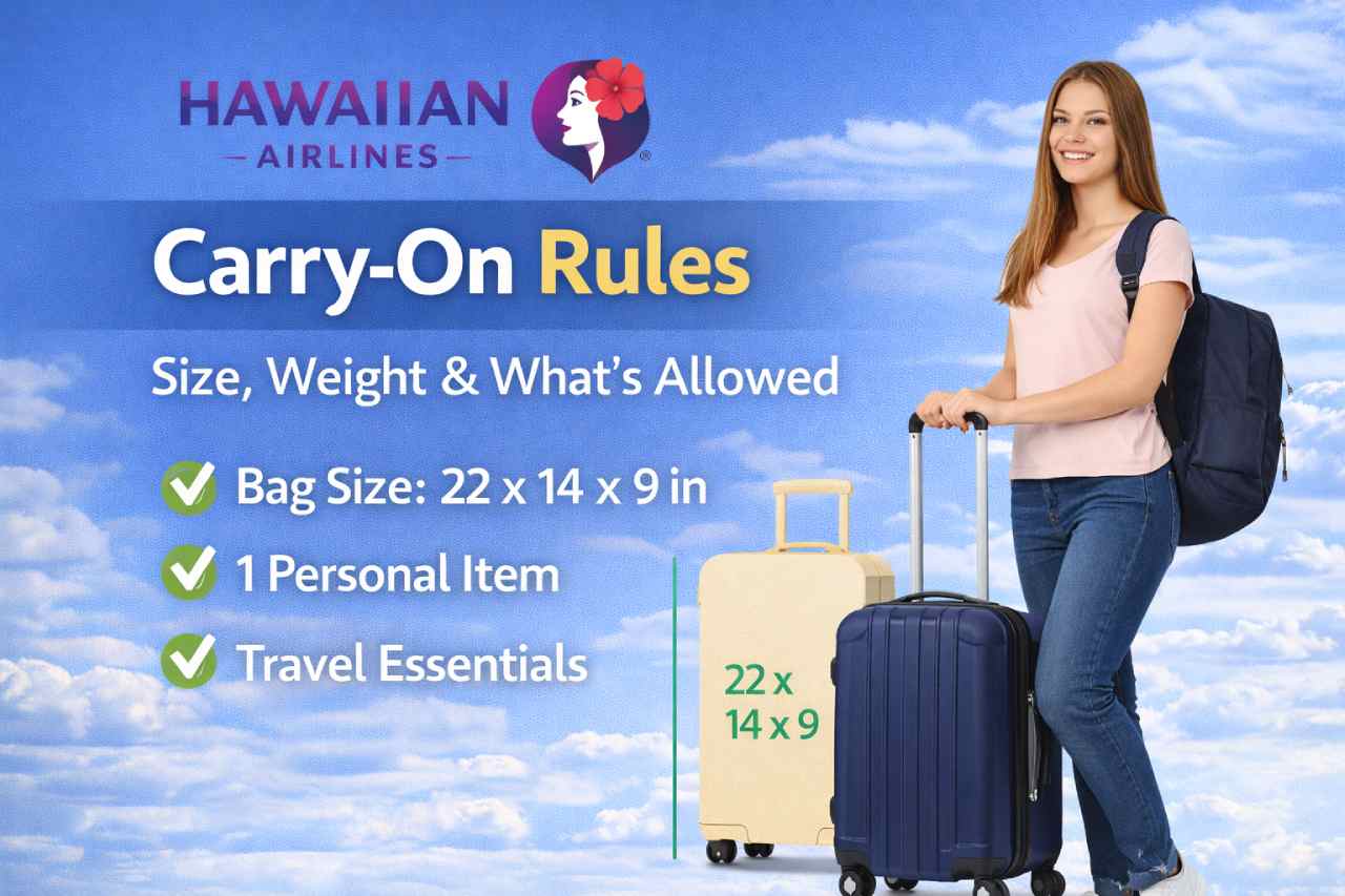 Hawaiian Airlines Carry-On Rules: Size, Weight & What’s Allowed