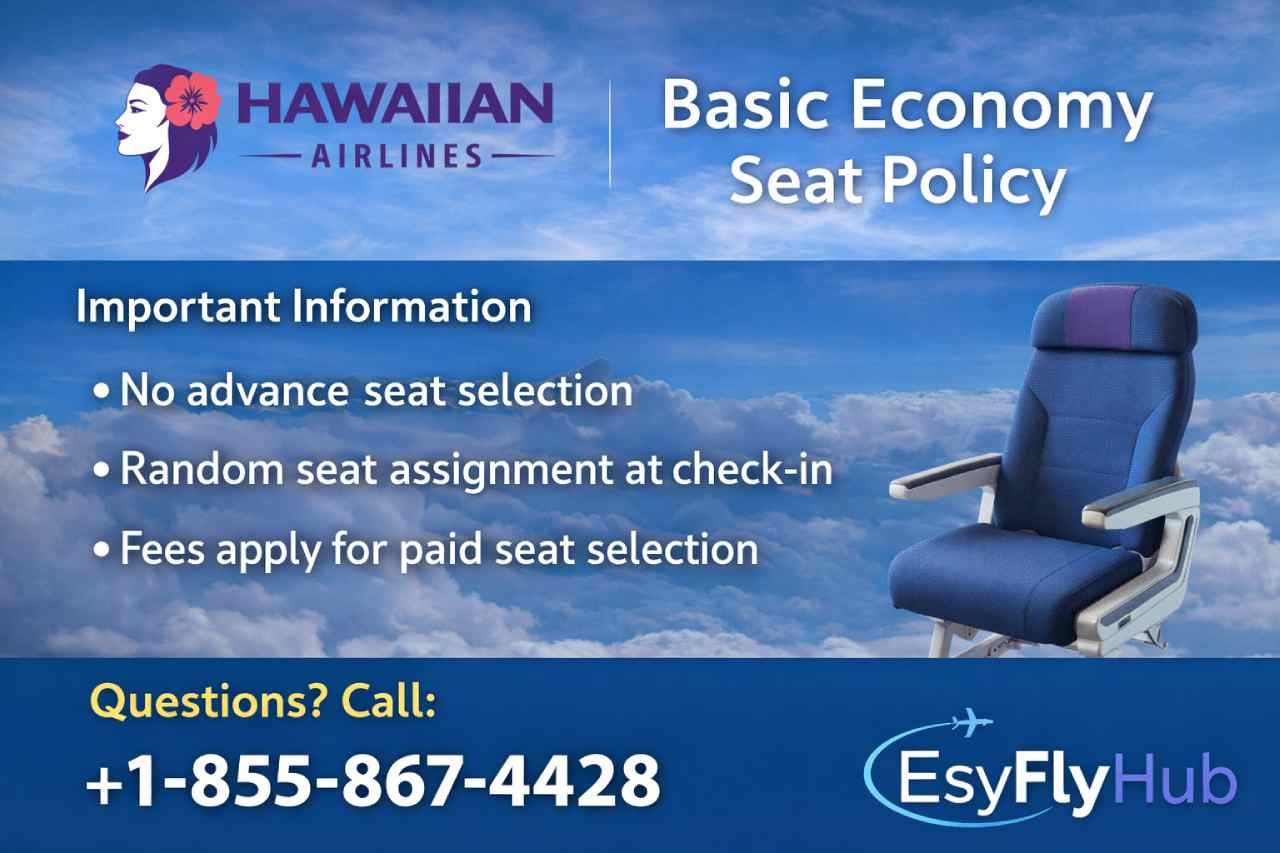 Hawaiian Airlines Basic Economy Seat Policy Explained