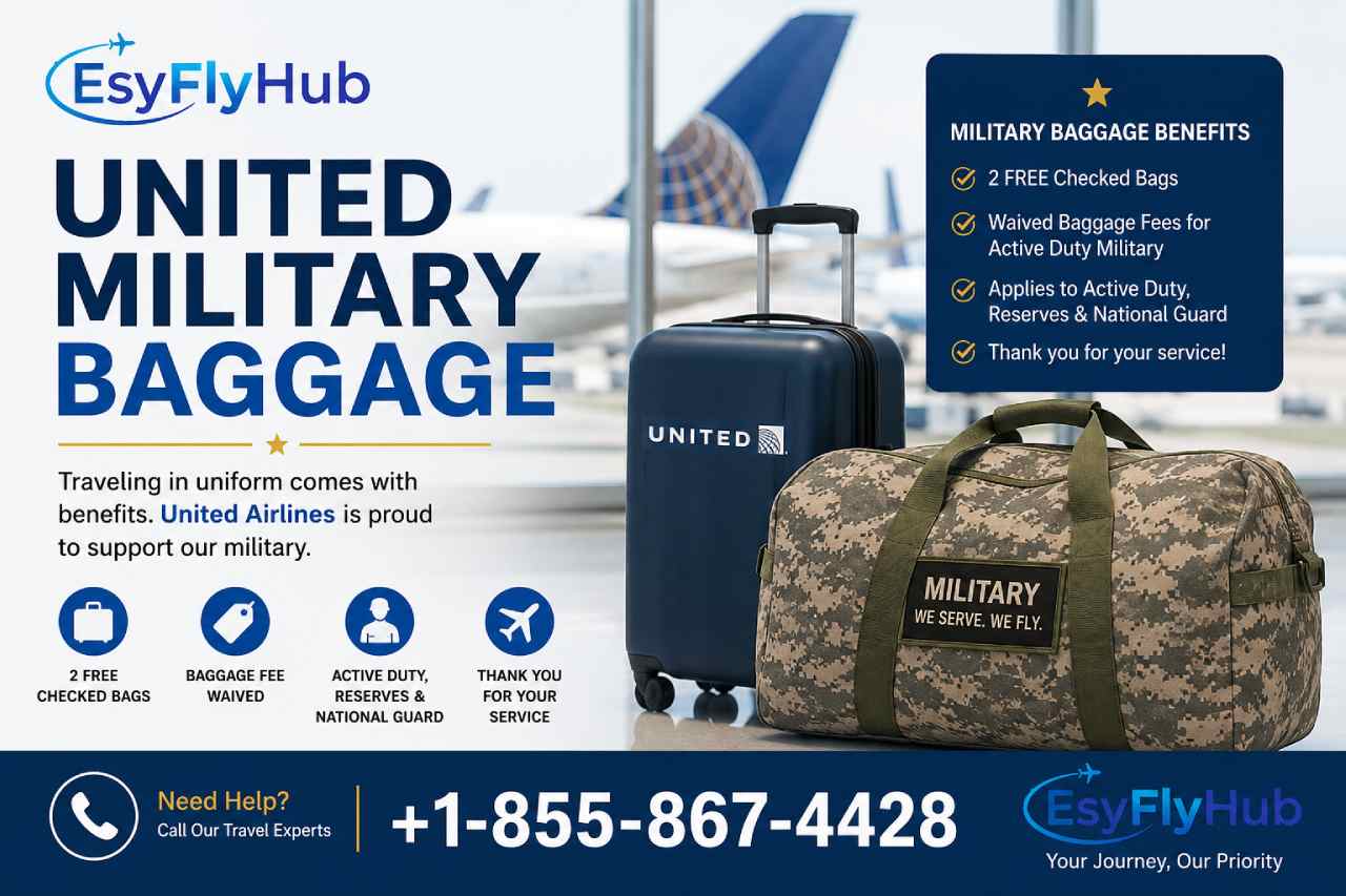 United Military Baggage: Free Checked Bags and Travel Benefits