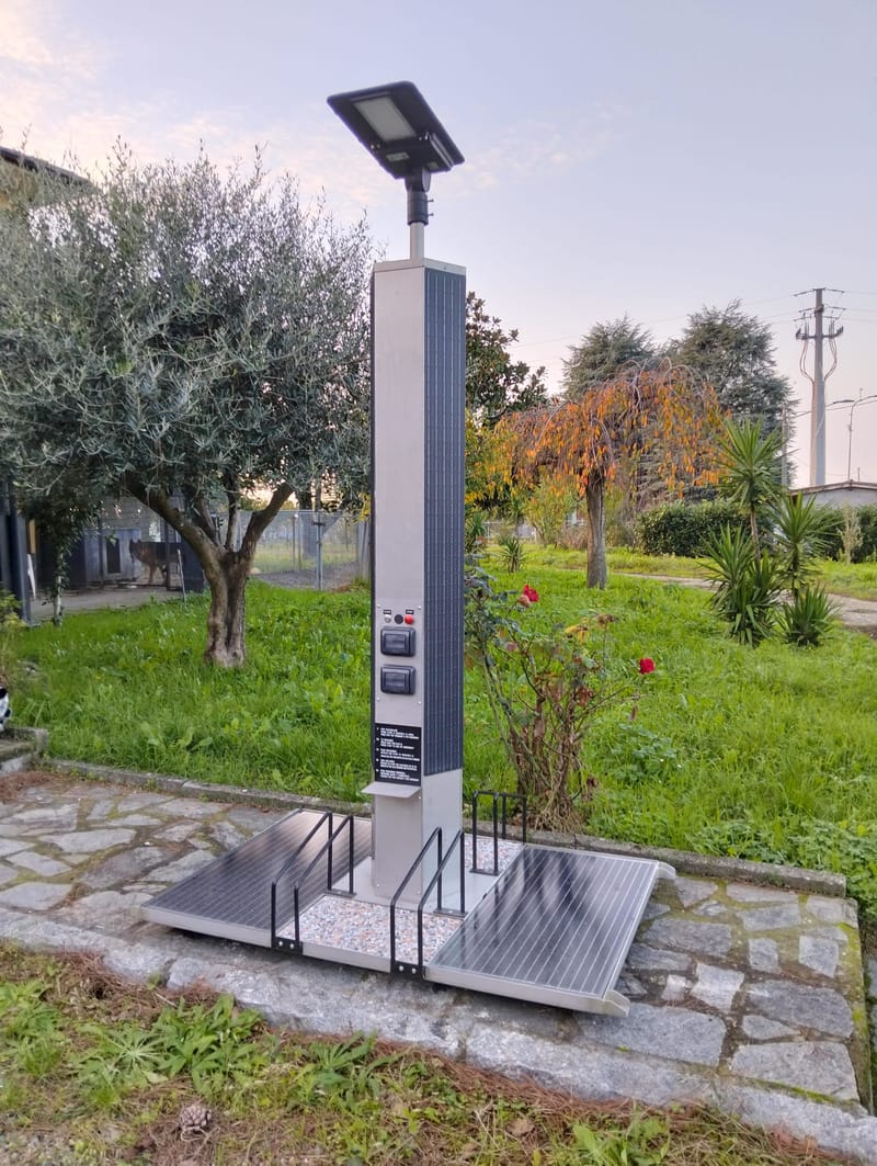 Stazioni per e-bike , carrozzine disabili , pc e tutti i device portatili