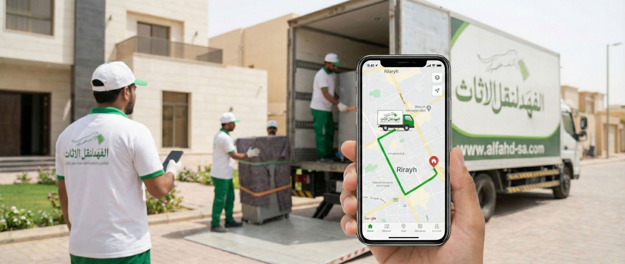 متابعة المنقولات عبر GPS