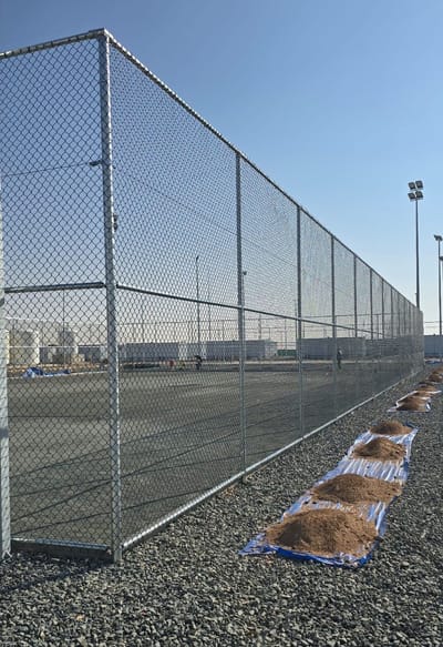 هذا من اعمالنا شبك ملاعب بالقصيم للتواصل 0530778103