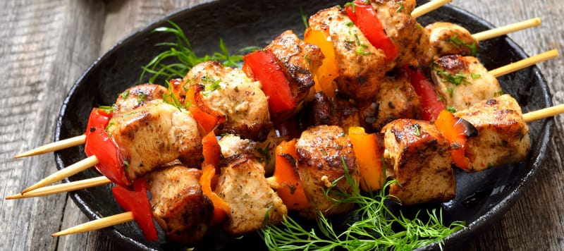 Brochettes de poulet