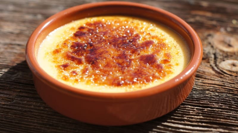 Crème brûlée maison