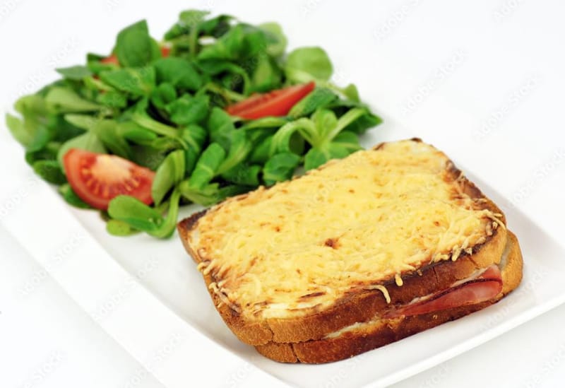 Croque-monsieur saumon ou jambon