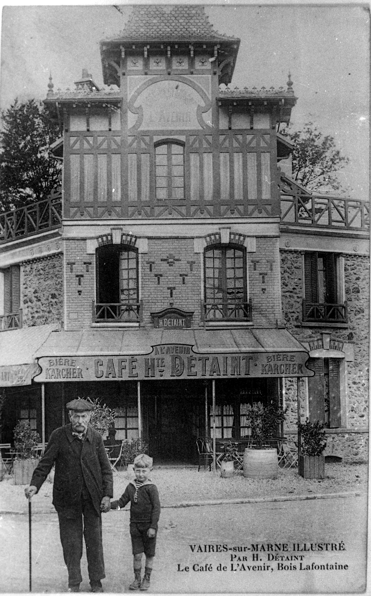LE PATRIMOINE ARCHITECTURAL DU QUARTIER DE LA FONTAINE ET DU PETIT-VAIRES : le Café de l'Avenir