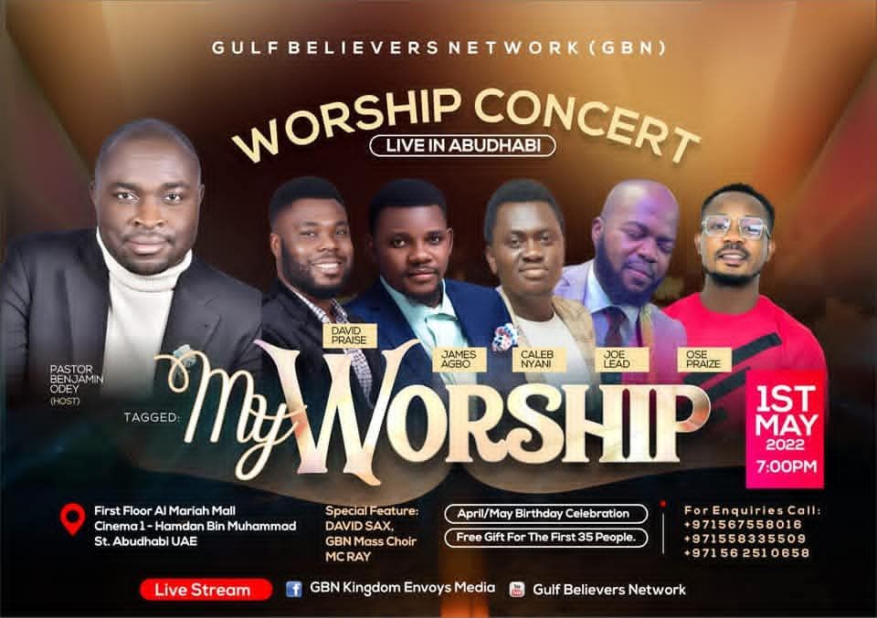 My Worship Concert: A Powerful Night of Praise and Encounter in Abu Dhabi