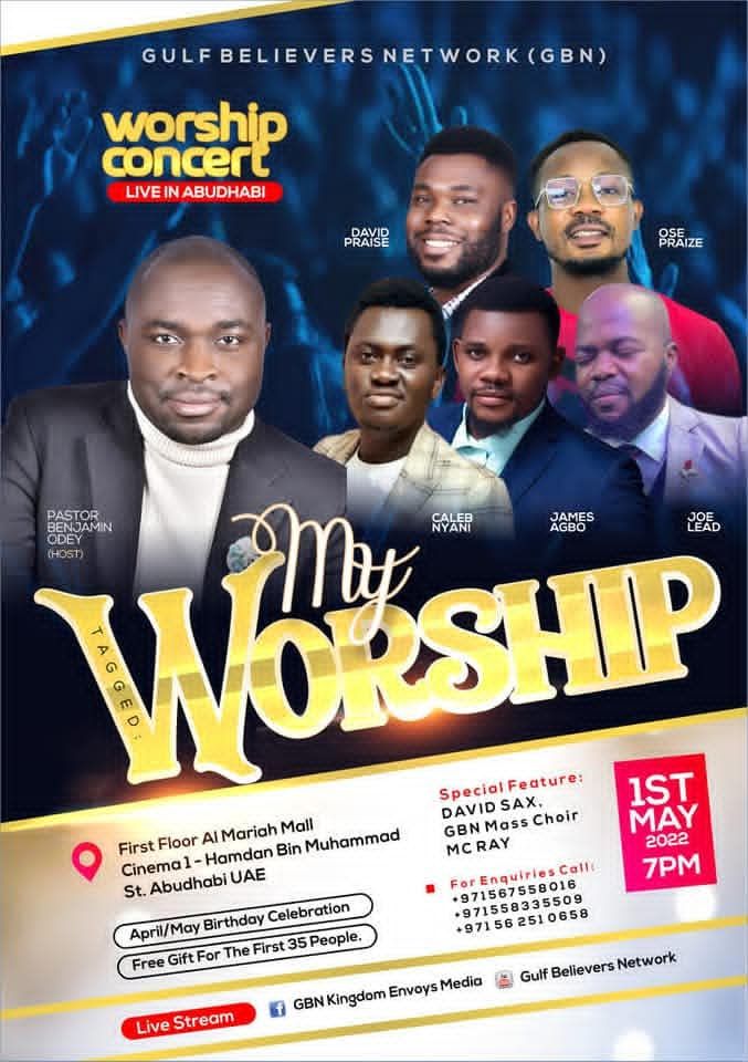 My Worship Concert: A Night of Pure Worship and Divine Encounter in Abu Dhabi