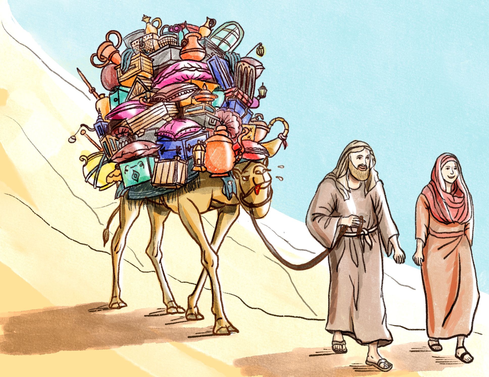 איור פרשת לך לך