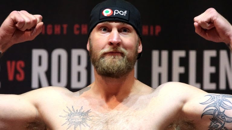 Boxer Helenius suspended