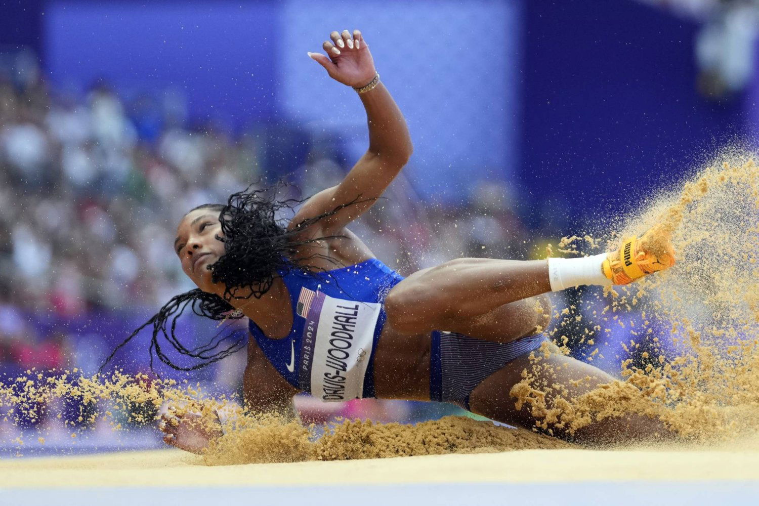 Tough competition in long jump final at Paris Olympics