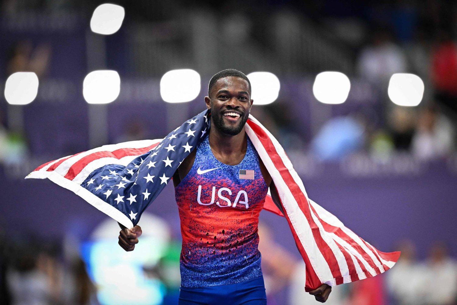 American Benjamin wins 400m hurdles gold