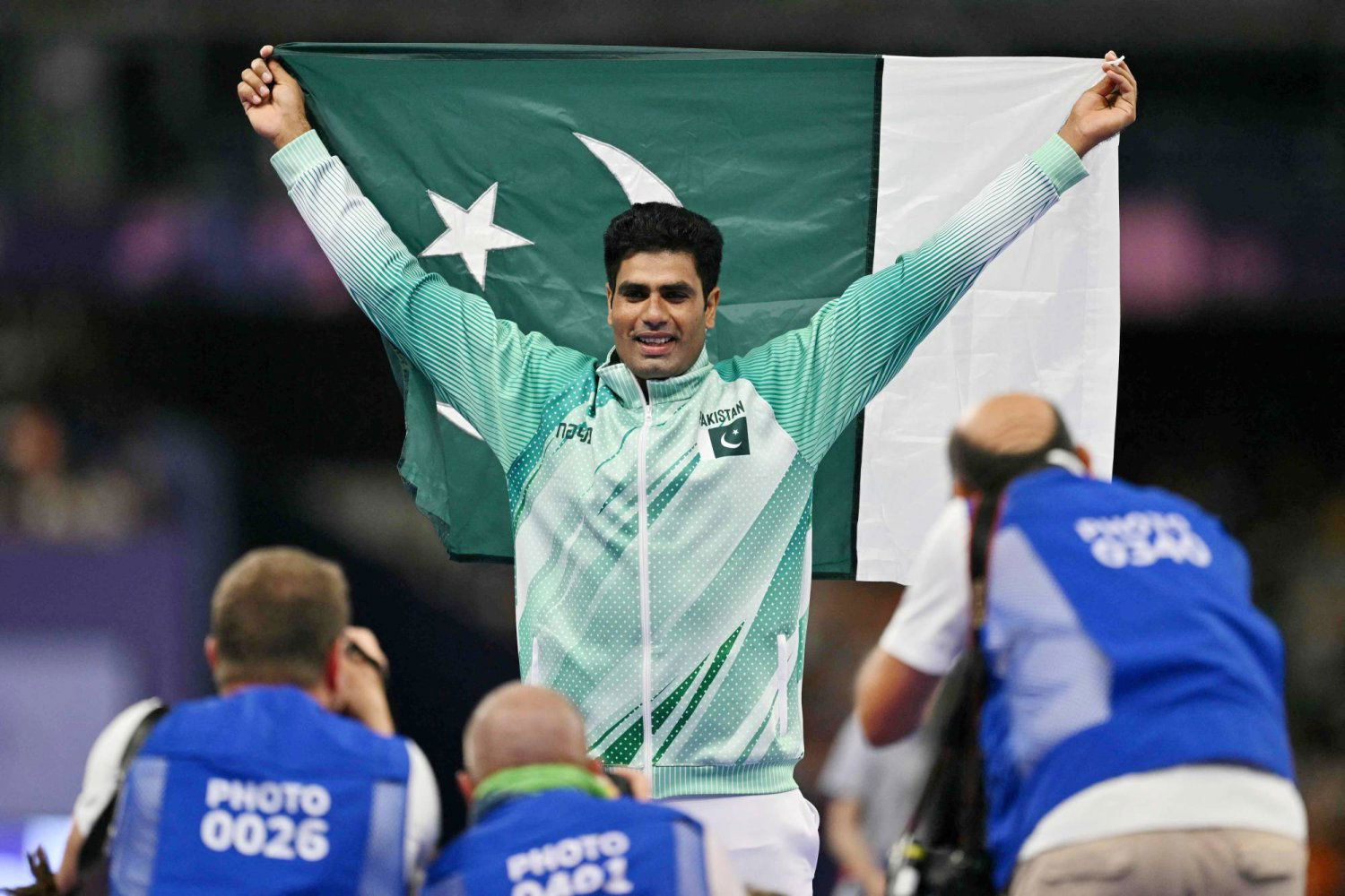 أرشاد نديم يسجل تاريخاً جديداً لباكستان 
بذهبية رمي الرمح في أولمبياد باريس 2024