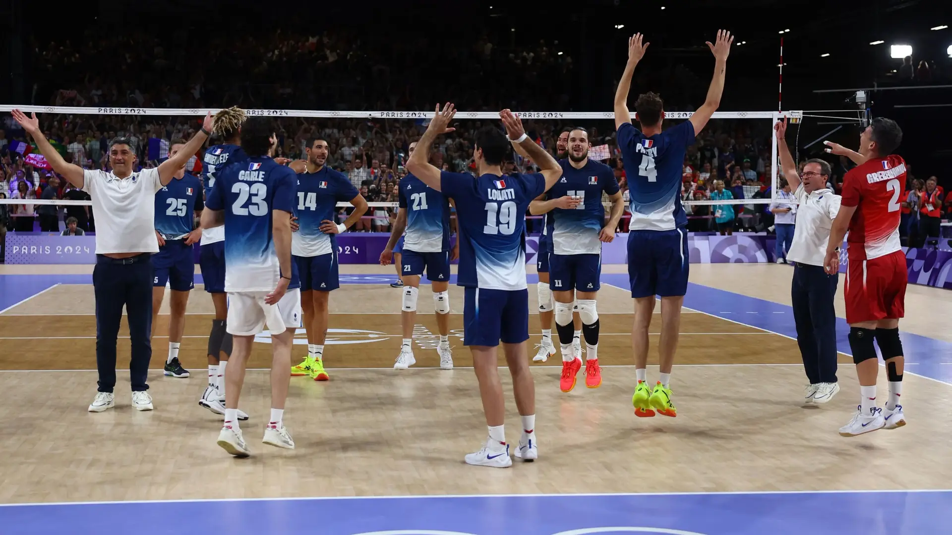 فرنسا تواصل التألق في الكرة الطائرة 
وتحافظ على ذهبية الأولمبياد