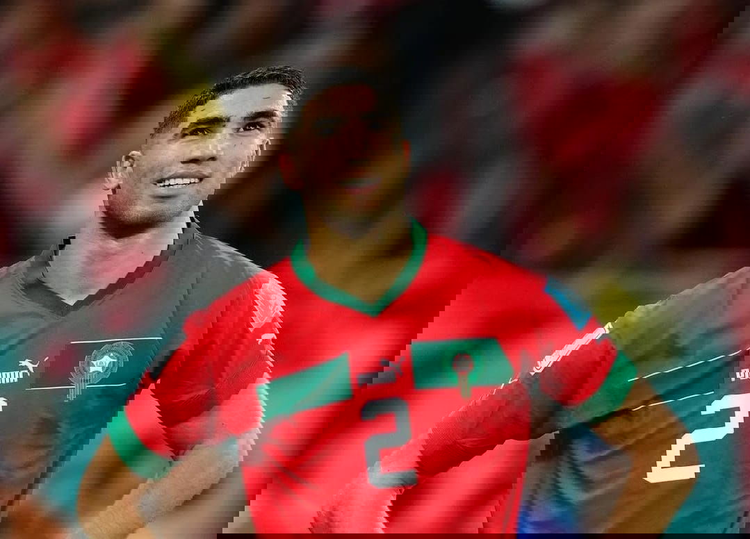 أشرف حكيمي أغلى لاعب مغربي