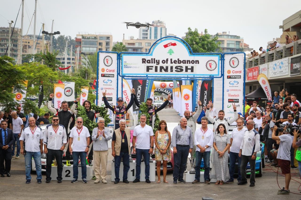 رالي لبنان الدولي:
السجل الذهبي للأبطال منذ العام 1968