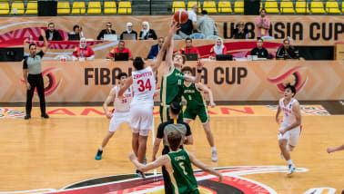 بطولة  آسيا للذكور( تحت ال١٨) بكرة السلة
فوز اًستراليا على لبنان(٧٨-٤٦)