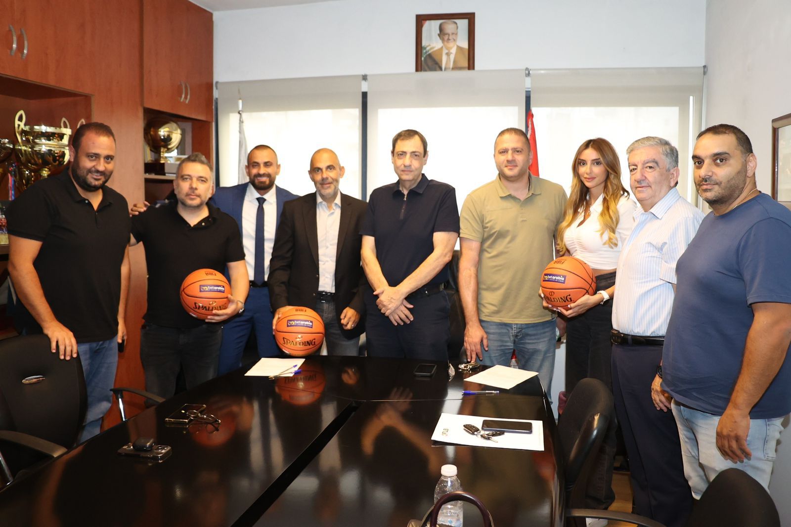 Signing of a two-year sponsorship contract between the Basketball Federation and “Bet Arabia”