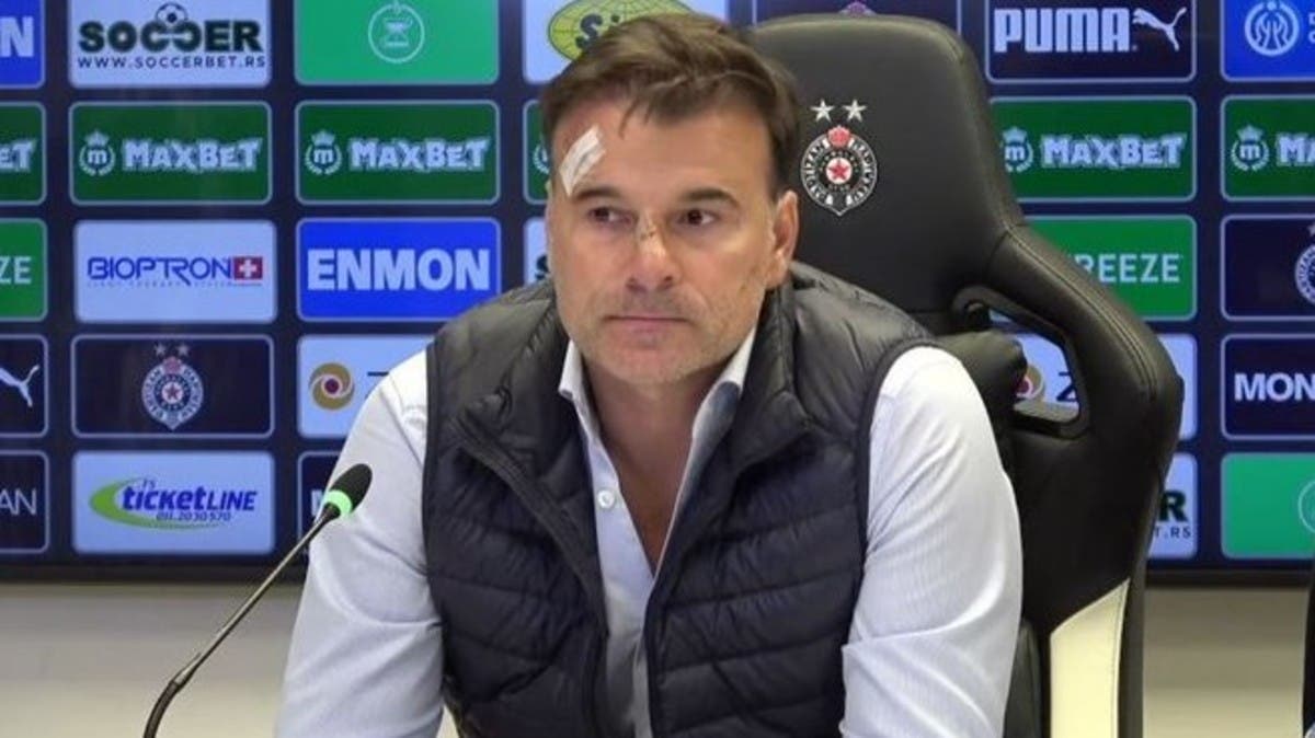 جماهير بارتيزان بلغراد تثور: 
الاعتداء على المدرب ستانويفيتش!!!!