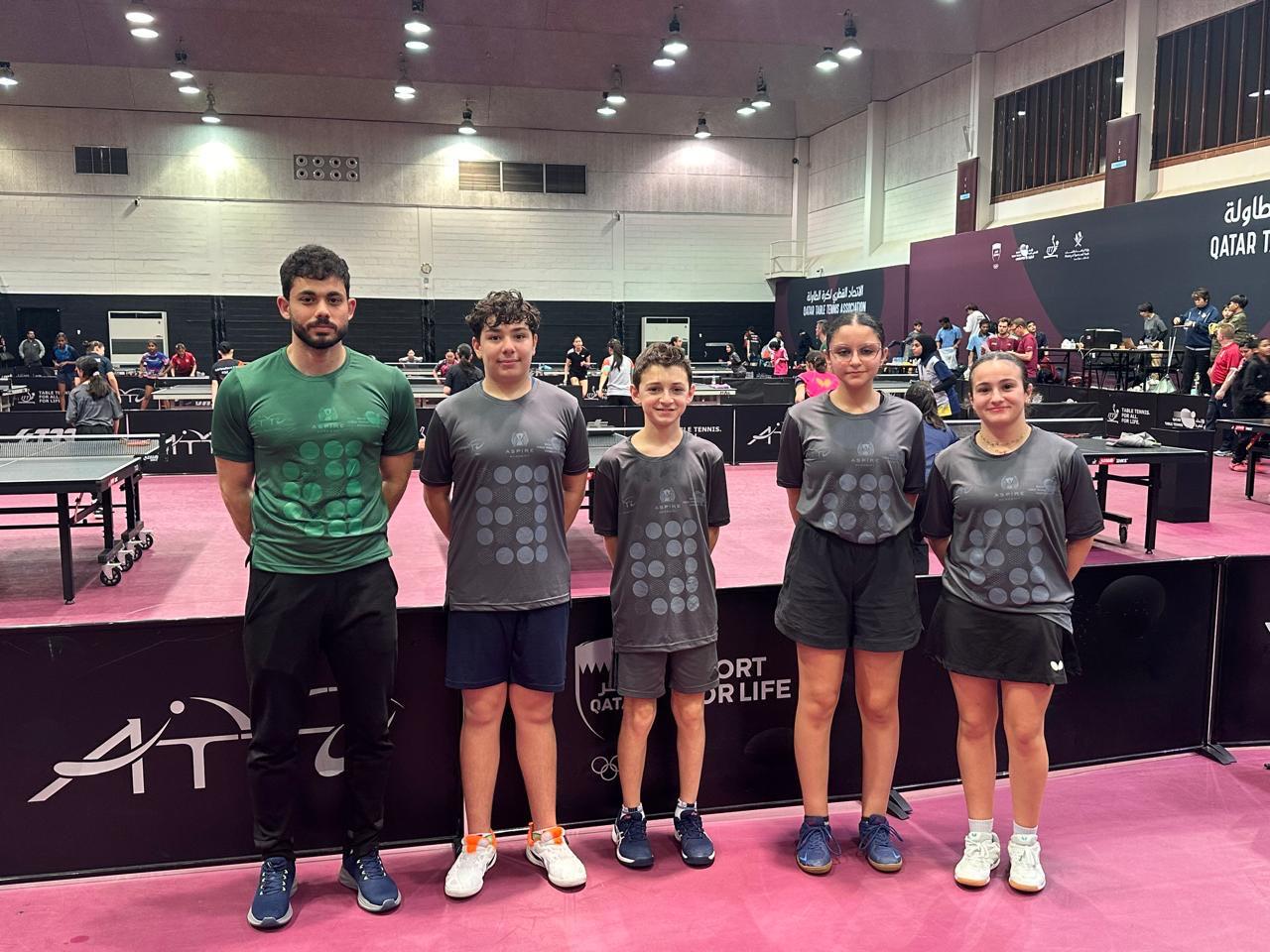 معسكر دولي لصقل مهارات لاعبي كرة الطاولة