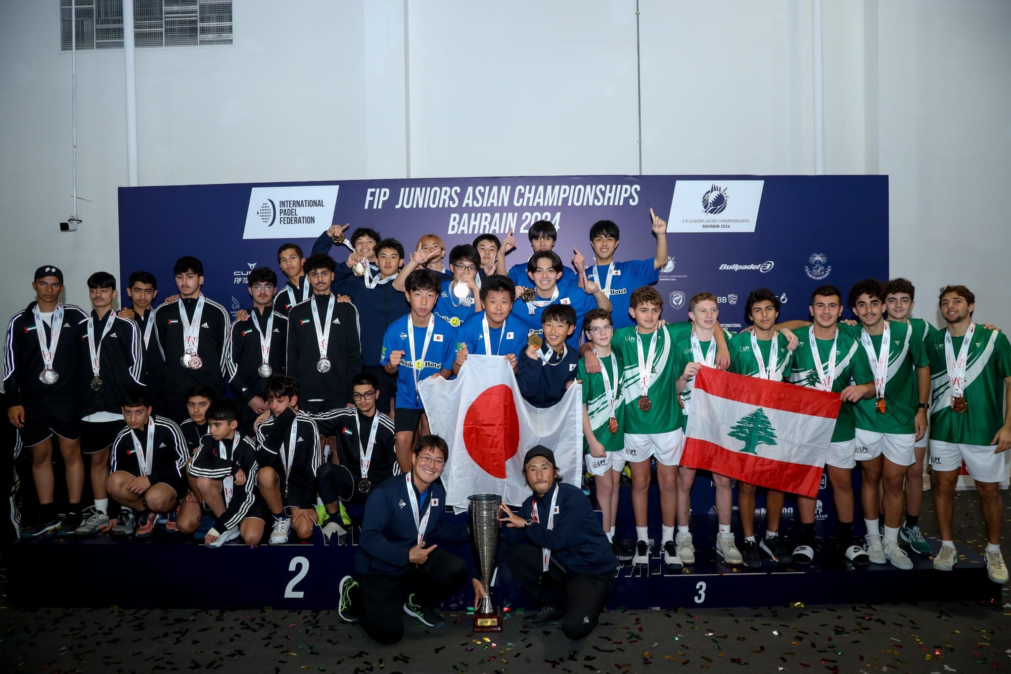 لبنان يتألق في بطولة آسيا للبادل