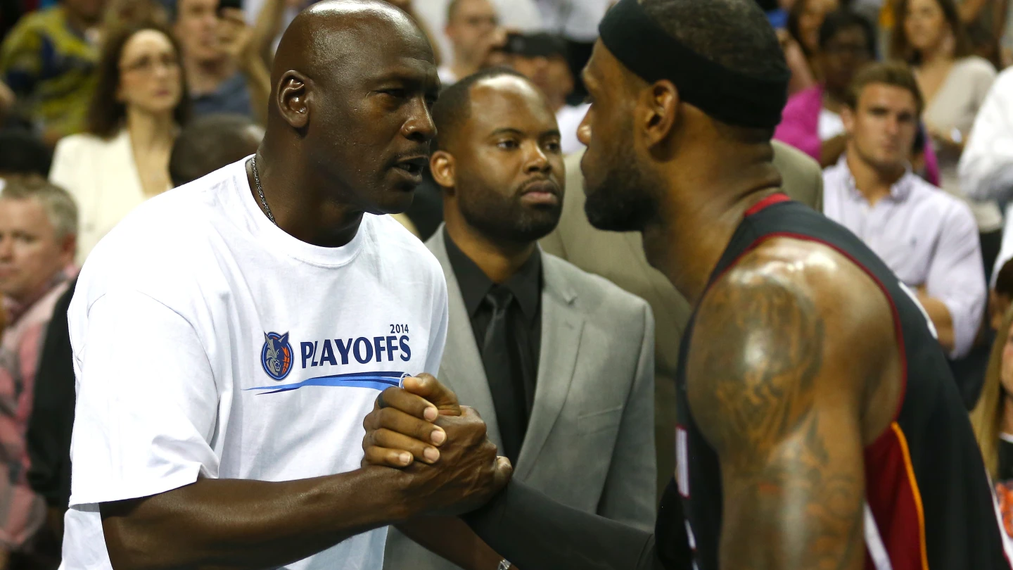 جيمس يتفوق على جوردان