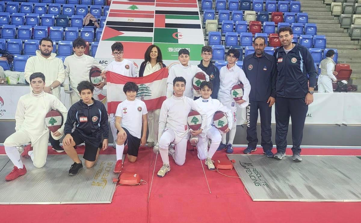 لبنان في البطولة العربية للمبارزة: 
خمس ميداليات وإنجازات واعدة