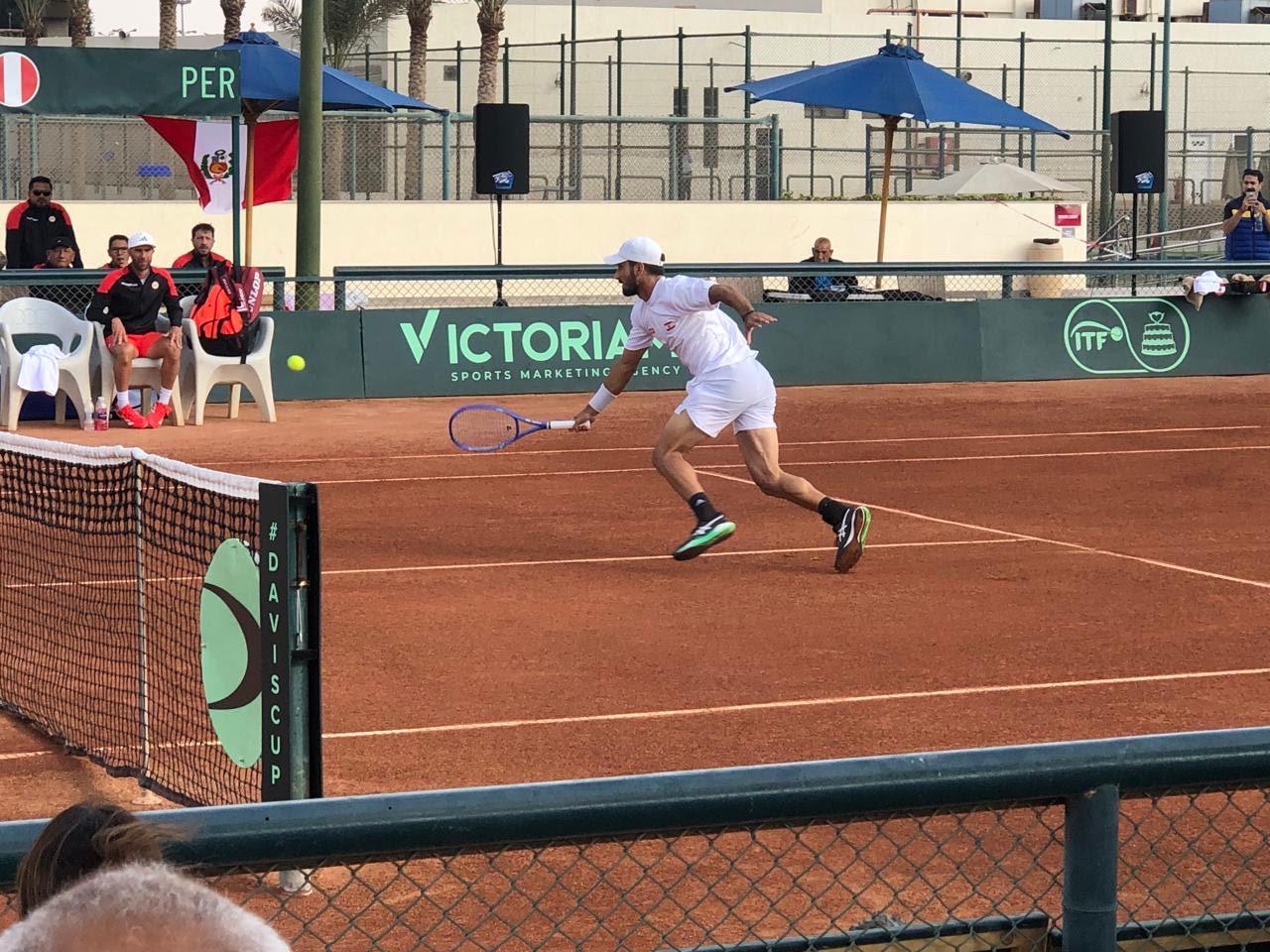 كأس ديفيس: البيرو تتقدم على لبنان والفرصة قائمة للتعويض