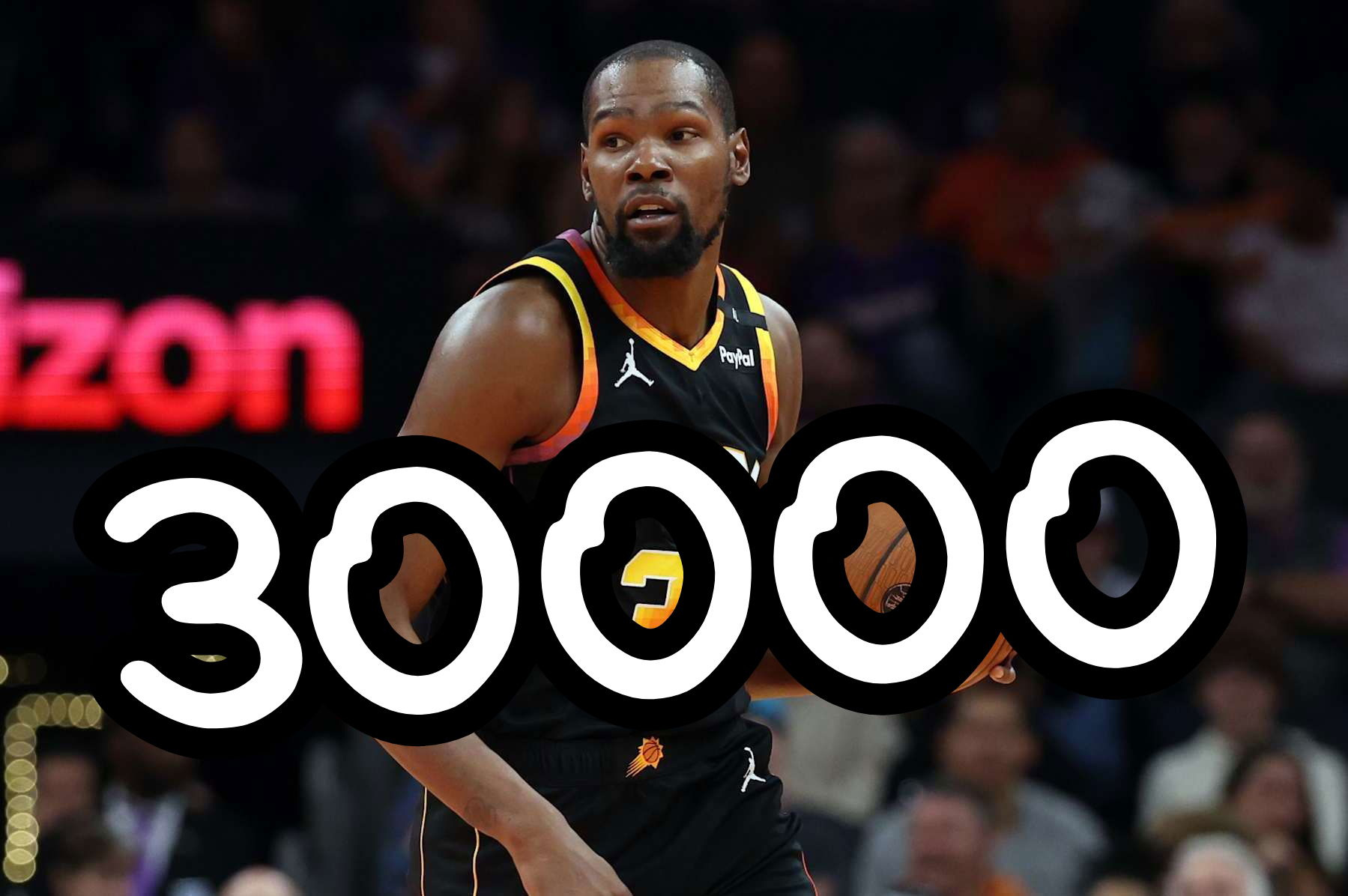 كيفن دورانت يدخل نادي الـ30,000 نقطة