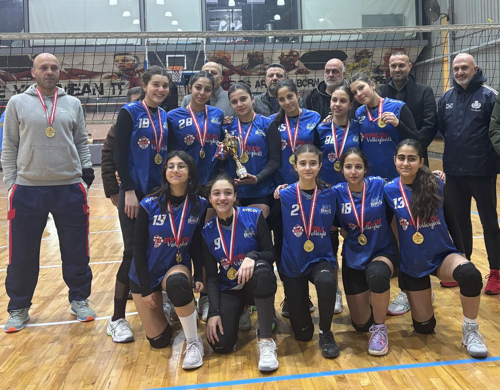 أكاديمية بيبلوس....لقب ثالث في الكرة الطائرة