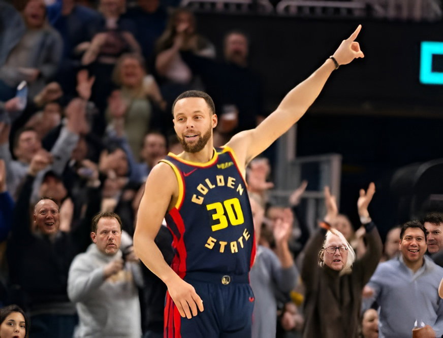 كاري يحفر اسمه في تاريخ الـ NBA برمية ثلاثية