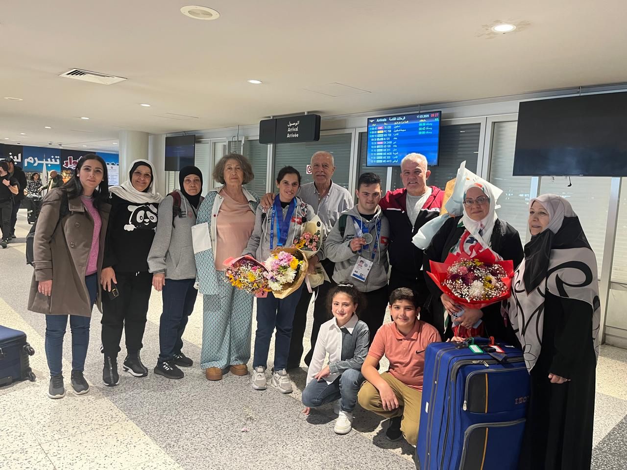 استقبال حافل لبعثة الأولمبياد الخاص اللبناني