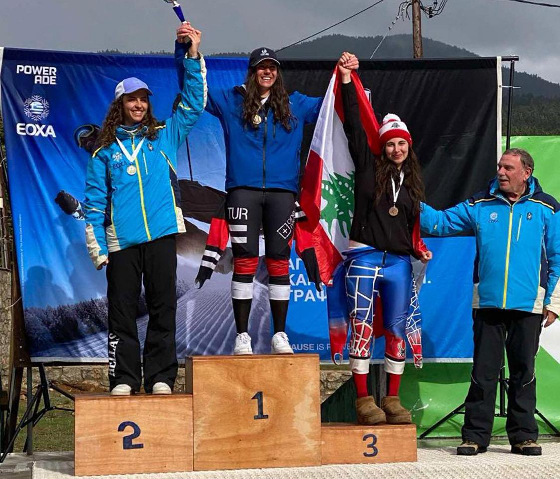 ساره زيدان تهدي لبنان برونزية في التزلج الألبي