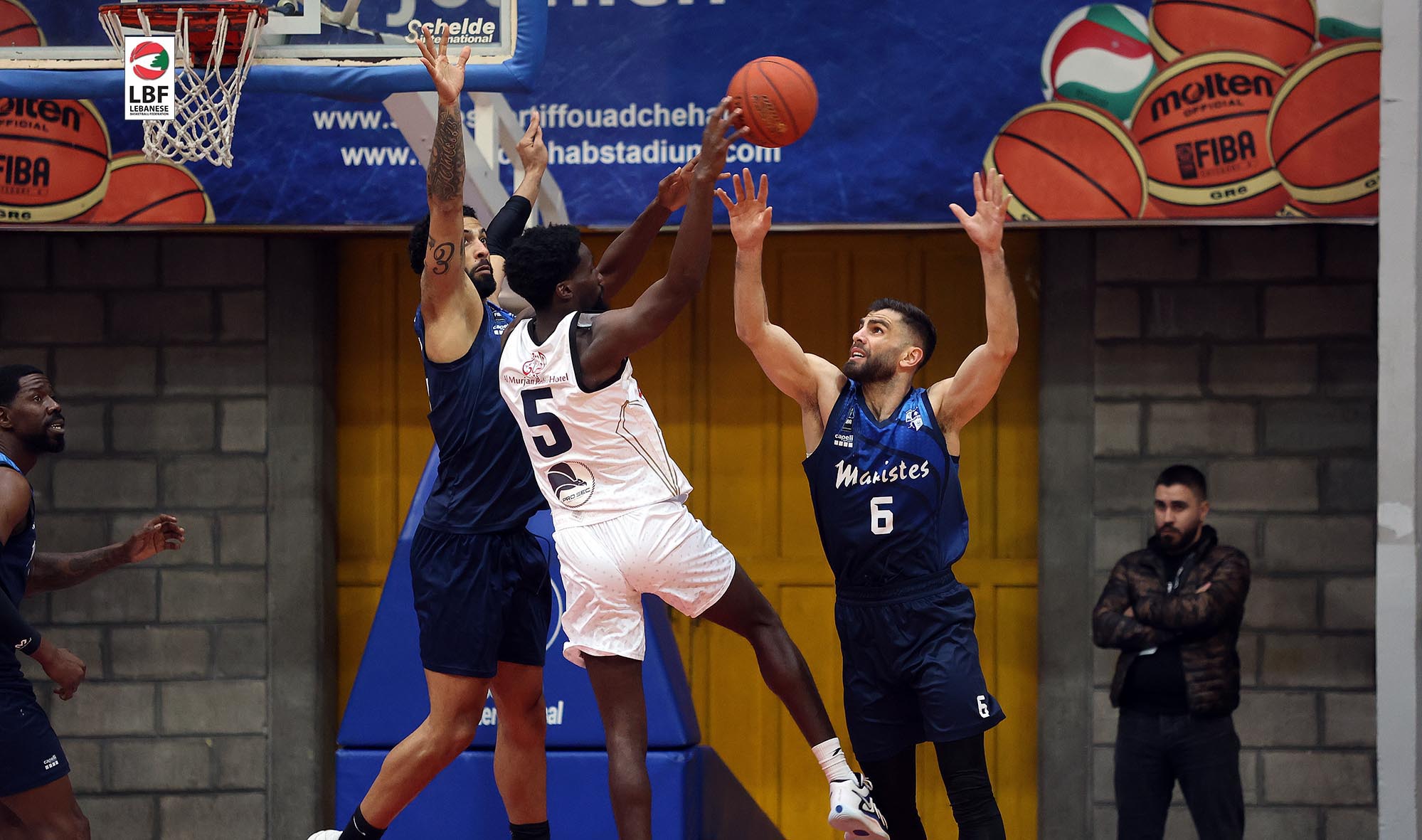 فوز اول لنادي "ان اس اي" في بطولة لبنان لكرة السلة