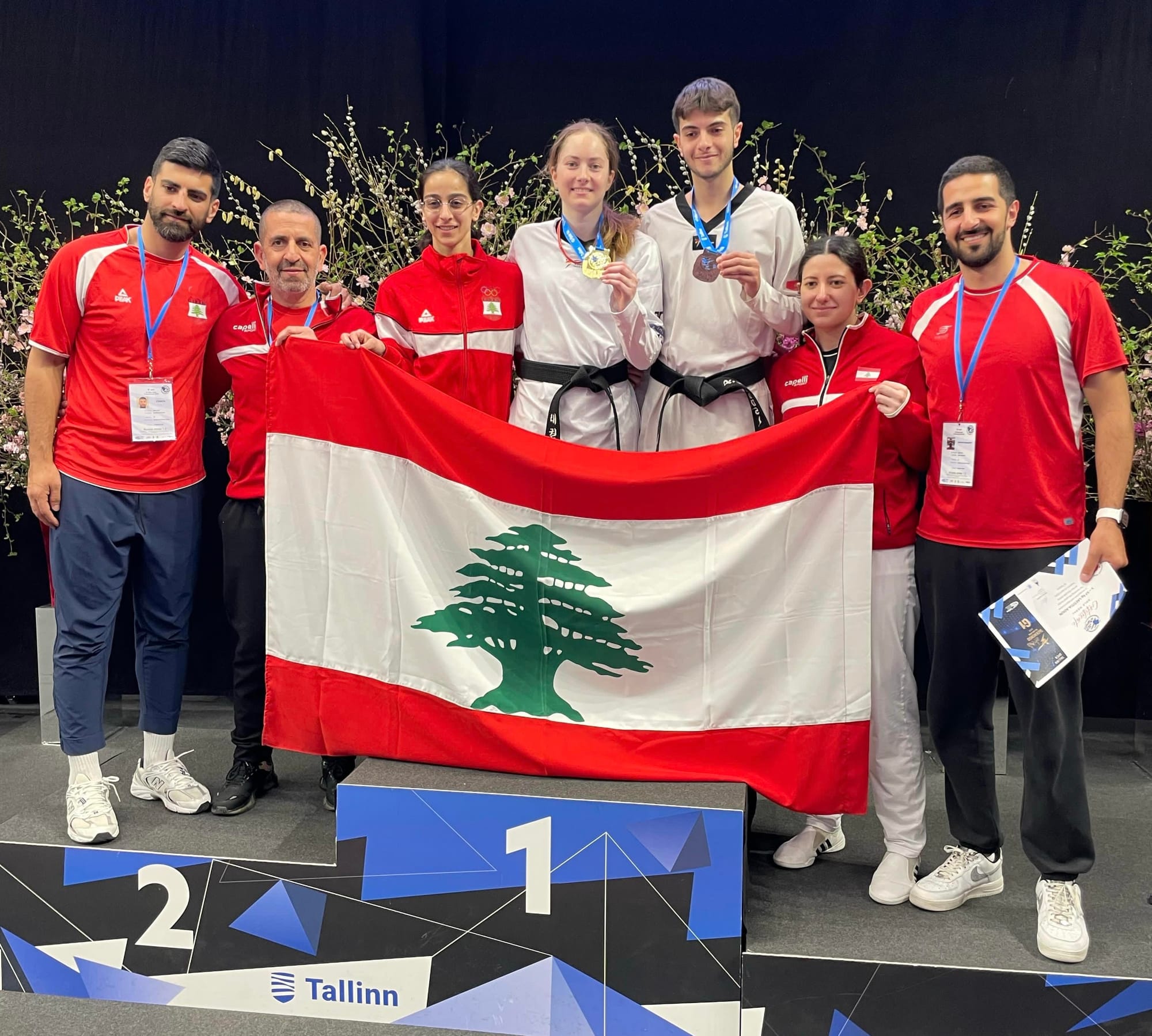 تايكواندو لبنان يتألّق في إستونيا