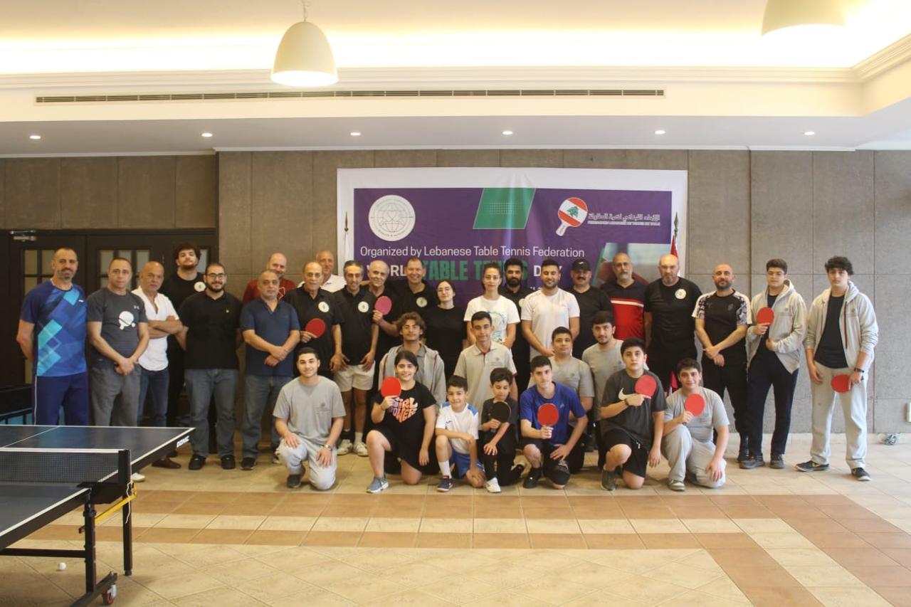 نادي الغولف إحتفل باليوم العالمي لكرة الطاولةوإحرازه لقب بطولة بيروت والمركز الثاث في بطولة لبنان