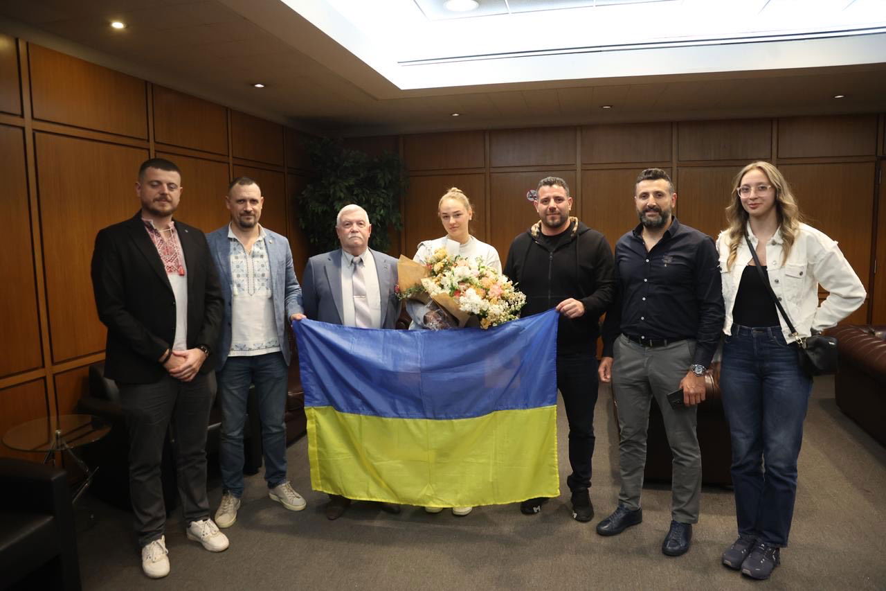 البطلة العالمية داريا بيلوديد في مهرجان بيروت الرياضي