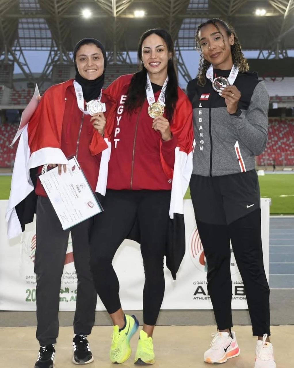 لبنان يحصد ثلاث ميداليات في البطولة العربية
