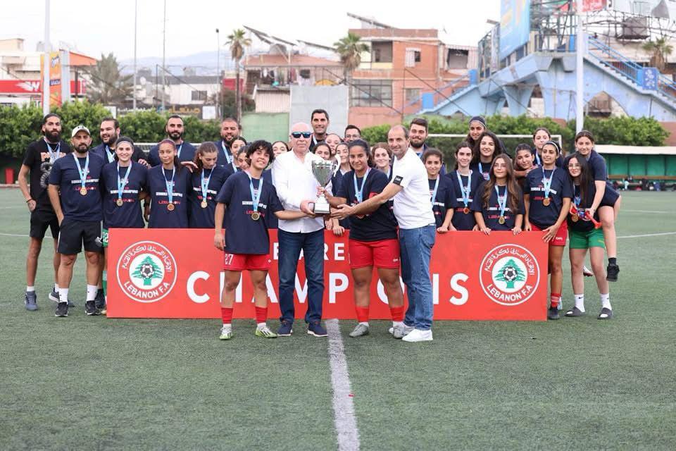 بيروت فوتبول أكاديمي (BFA) يحتفظ بلقب بطل لبنان للسيدات