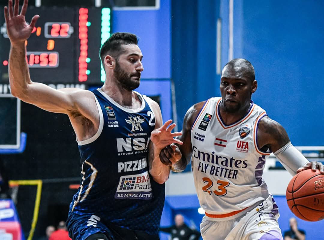 بيروت يتصدر الدوري اللبناني بفوزه على NSA