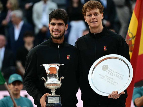 ألكاراز يتوّج بلقب روما